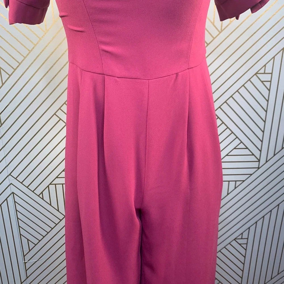 Gal Meets Glam Meredith Off-the-Shoulder Jumpsuit - Picture 4 of 12